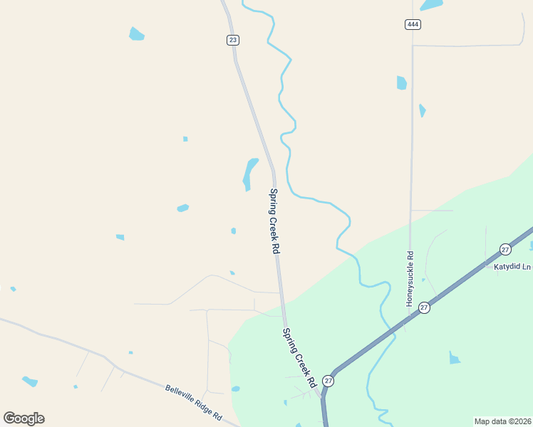 map of restaurants, bars, coffee shops, grocery stores, and more near 10673 Spring Creek Road in Belleville