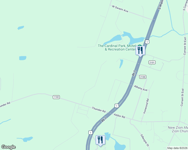 map of restaurants, bars, coffee shops, grocery stores, and more near 535 Prosperity Lane in Pinebluff