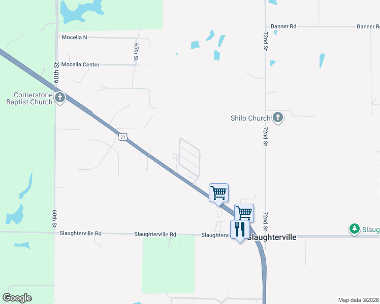 map of restaurants, bars, coffee shops, grocery stores, and more near 10301 U.S. 77 in Lexington