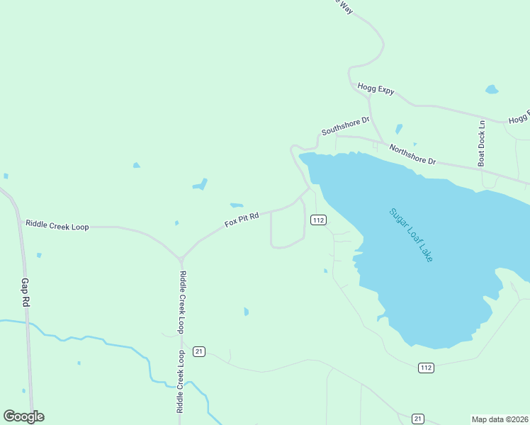map of restaurants, bars, coffee shops, grocery stores, and more near 9610 Fox Pit Road in Hackett