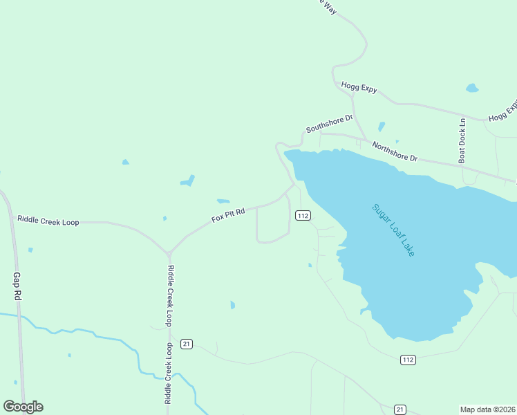 map of restaurants, bars, coffee shops, grocery stores, and more near 9610 Fox Pit Road in Hackett