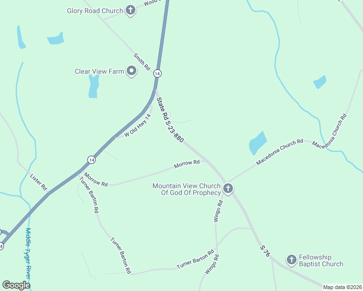map of restaurants, bars, coffee shops, grocery stores, and more near 131 Goodjoin Road in Landrum