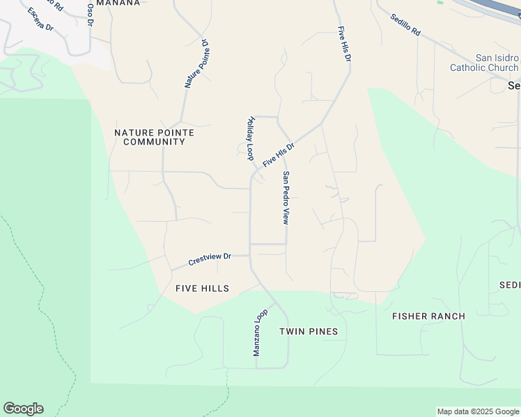 map of restaurants, bars, coffee shops, grocery stores, and more near 136 5 Hills Drive in Tijeras