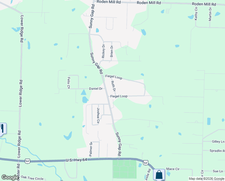 map of restaurants, bars, coffee shops, grocery stores, and more near 8 Ruth Drive in Conway