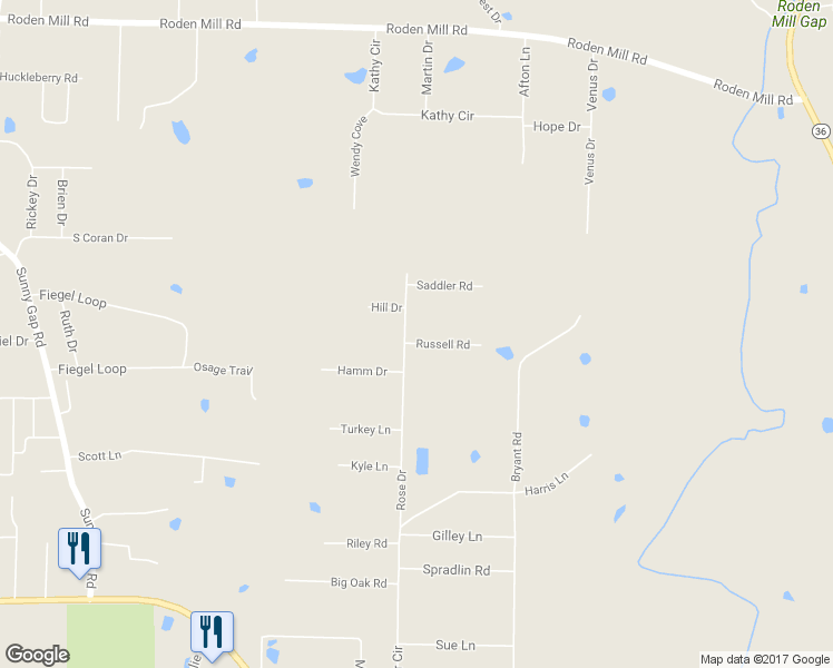 map of restaurants, bars, coffee shops, grocery stores, and more near 42 Rose Drive in Conway