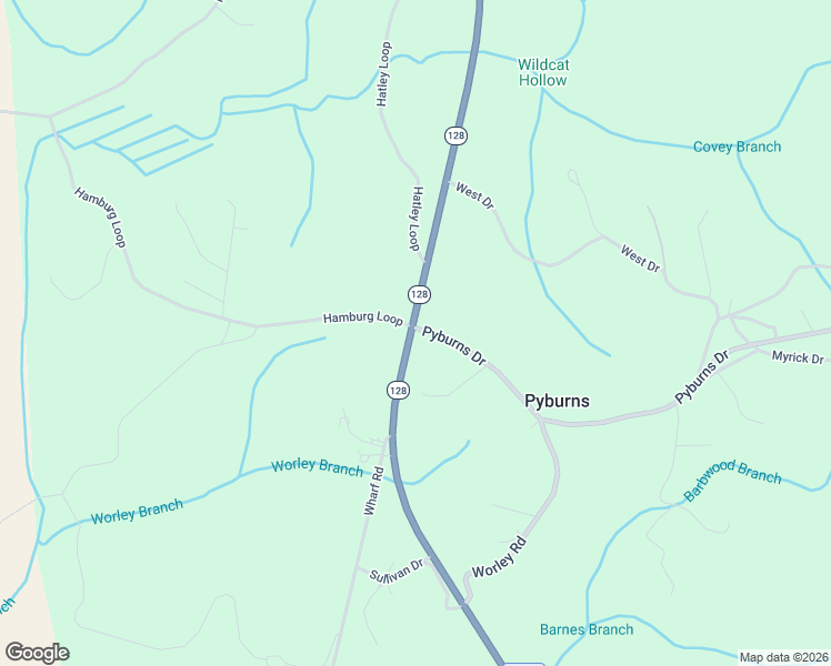map of restaurants, bars, coffee shops, grocery stores, and more near 185 Pyburns Drive in Savannah
