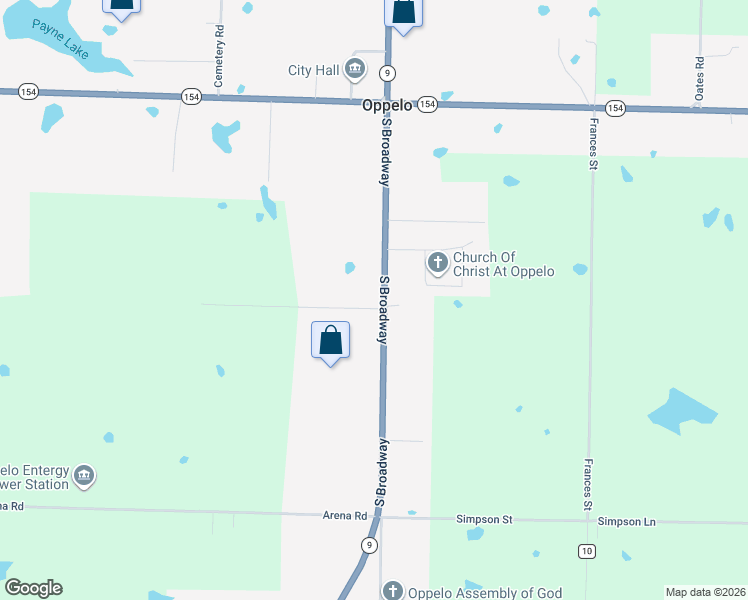 map of restaurants, bars, coffee shops, grocery stores, and more near 2-10 Evans Court in Oppelo