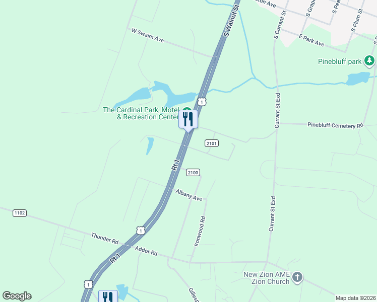 map of restaurants, bars, coffee shops, grocery stores, and more near 41311 U.S. 1 in Aberdeen