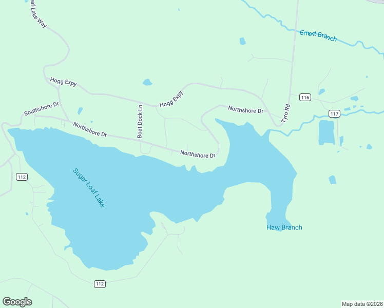 map of restaurants, bars, coffee shops, grocery stores, and more near 8801 Northshore Drive in Hackett