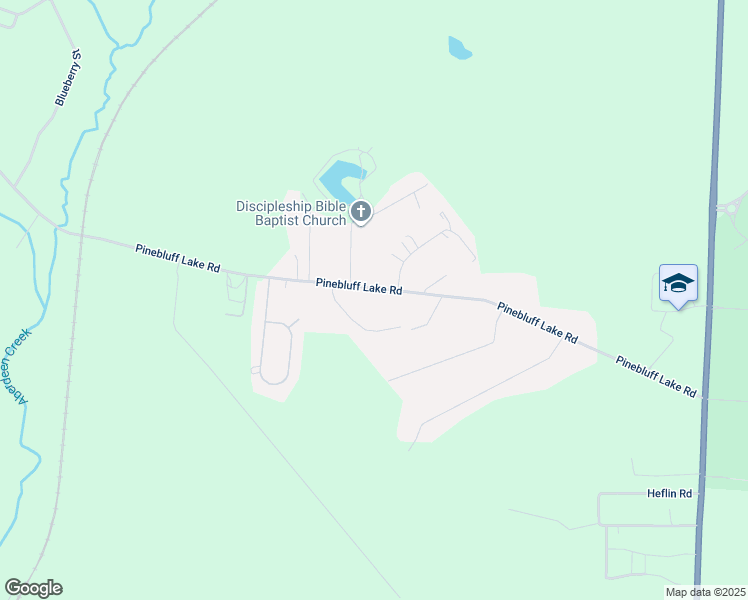 map of restaurants, bars, coffee shops, grocery stores, and more near 772 Pinebluff Lake Road in Aberdeen