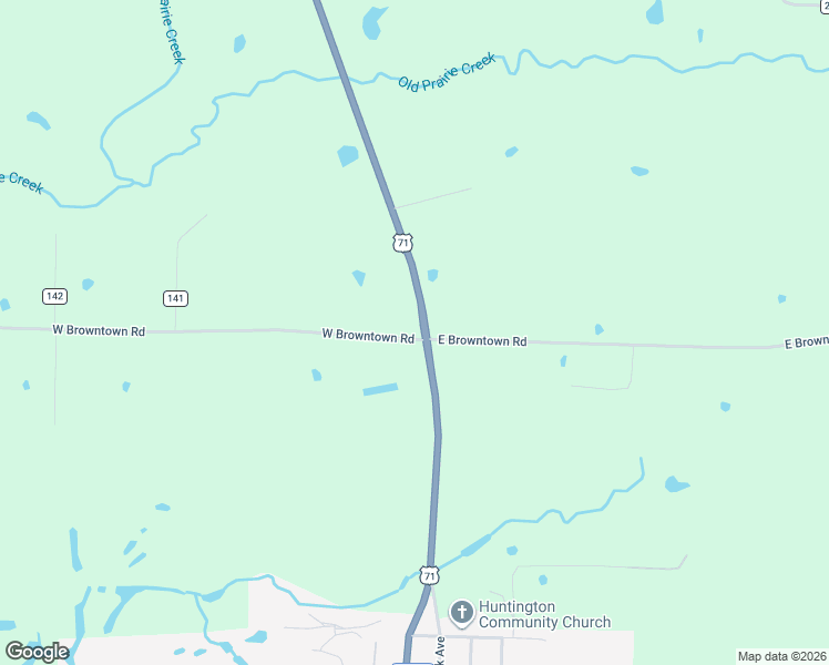 map of restaurants, bars, coffee shops, grocery stores, and more near 25708 U.S. 71 in Huntington