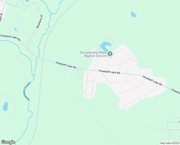 map of restaurants, bars, coffee shops, grocery stores, and more near 648 Pinebluff Lake Road in Aberdeen