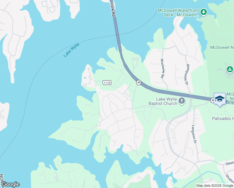 map of restaurants, bars, coffee shops, grocery stores, and more near 16316 Red Fez Club Road in Charlotte