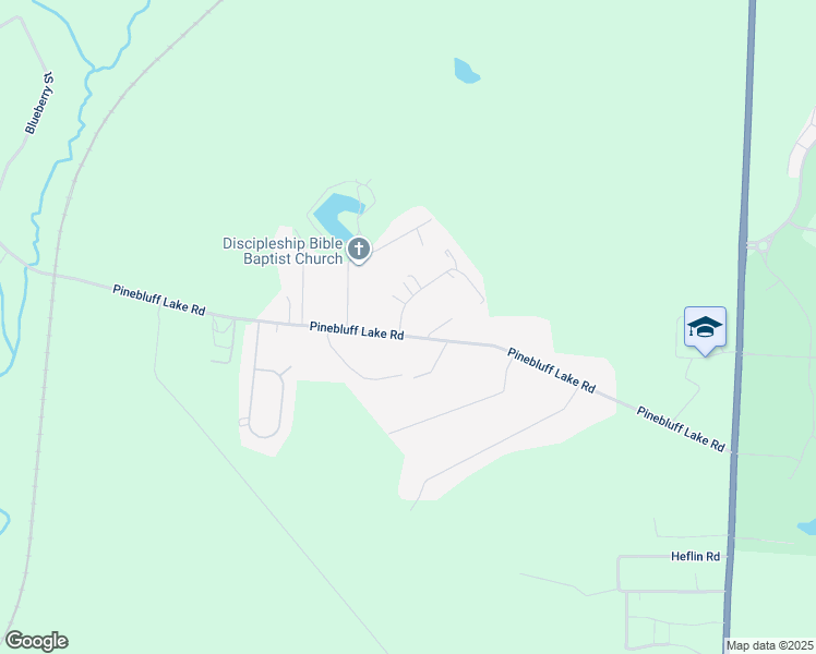 map of restaurants, bars, coffee shops, grocery stores, and more near 825 Pinebluff Lake Road in Aberdeen