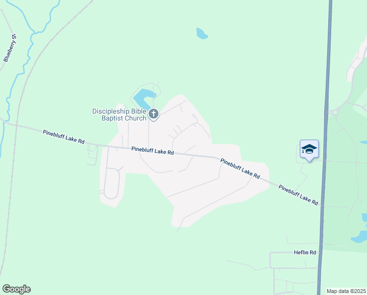 map of restaurants, bars, coffee shops, grocery stores, and more near 825 Pinebluff Lake Road in Aberdeen