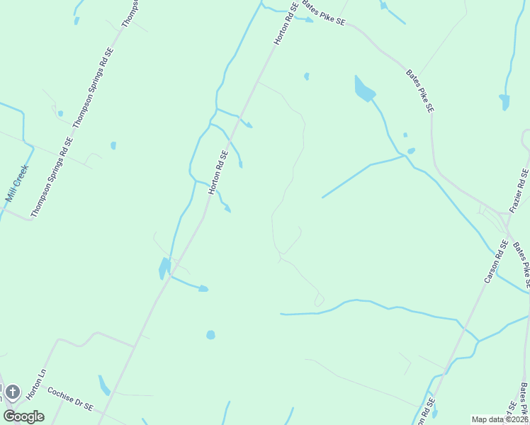 map of restaurants, bars, coffee shops, grocery stores, and more near 402 Bohannons Road Southeast in Cleveland