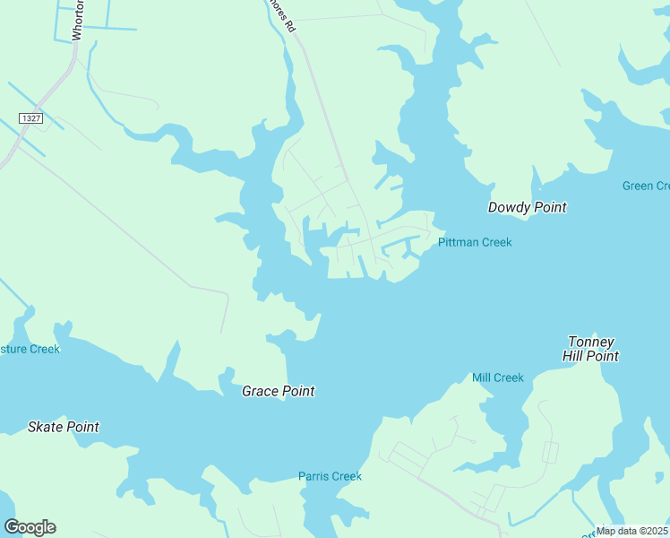 map of restaurants, bars, coffee shops, grocery stores, and more near 140 Sandy Point Road in Merritt