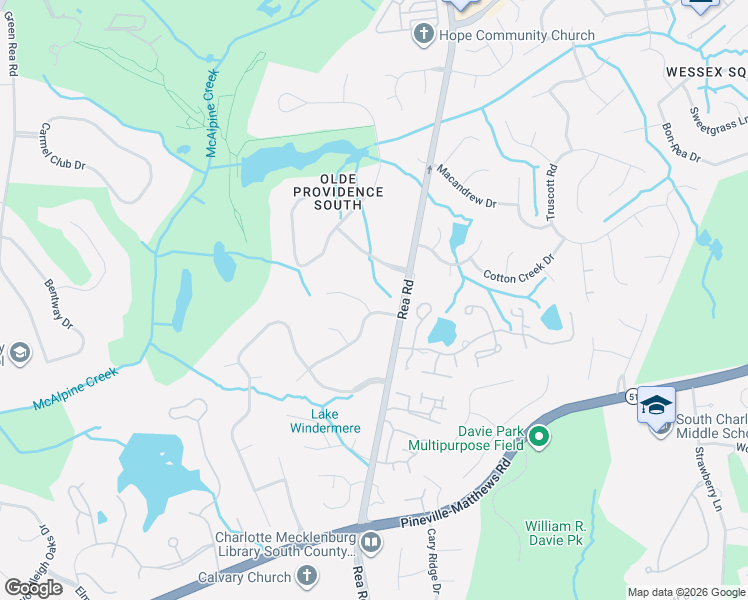 map of restaurants, bars, coffee shops, grocery stores, and more near in Charlotte