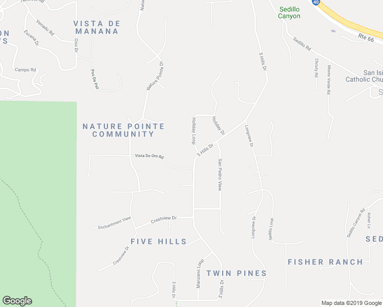 map of restaurants, bars, coffee shops, grocery stores, and more near 32 Holiday Loop in Tijeras