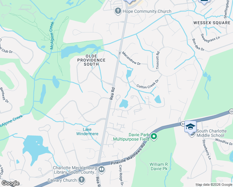 map of restaurants, bars, coffee shops, grocery stores, and more near in Charlotte