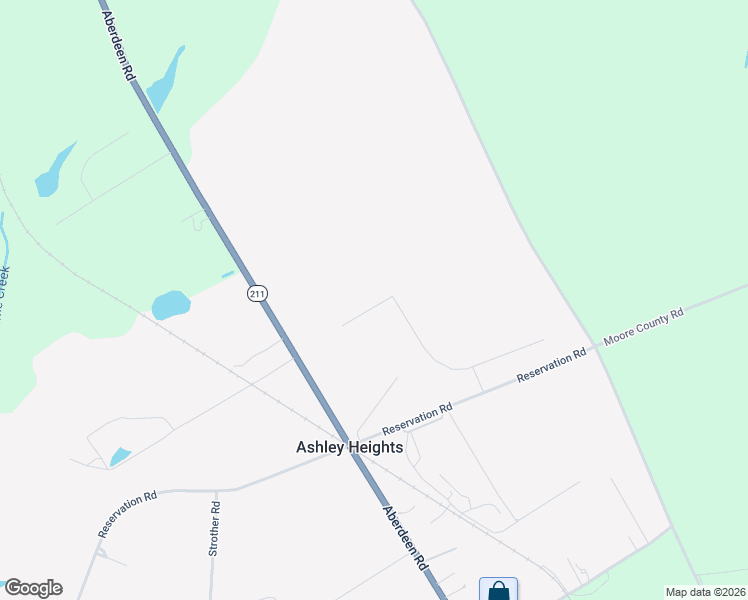 map of restaurants, bars, coffee shops, grocery stores, and more near in Ashley Heights