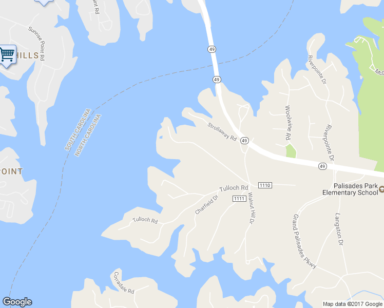 map of restaurants, bars, coffee shops, grocery stores, and more near 16316 Red Fez Club Road in Charlotte