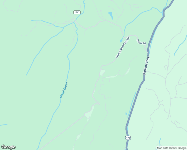 map of restaurants, bars, coffee shops, grocery stores, and more near Nancy Mt Rd in Rosman
