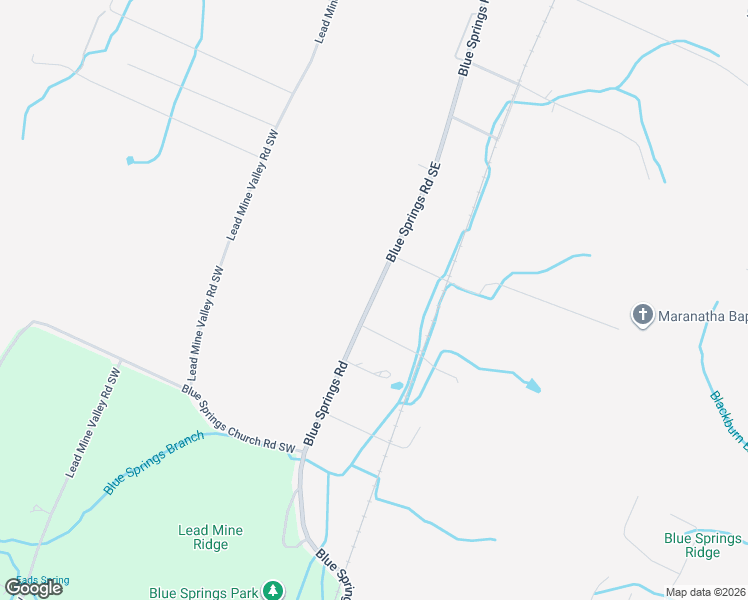 map of restaurants, bars, coffee shops, grocery stores, and more near 4503 Blue Springs Road in Cleveland