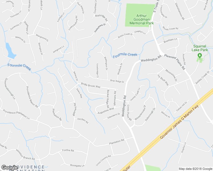 map of restaurants, bars, coffee shops, grocery stores, and more near 2804 Bridle Brook Way in Charlotte
