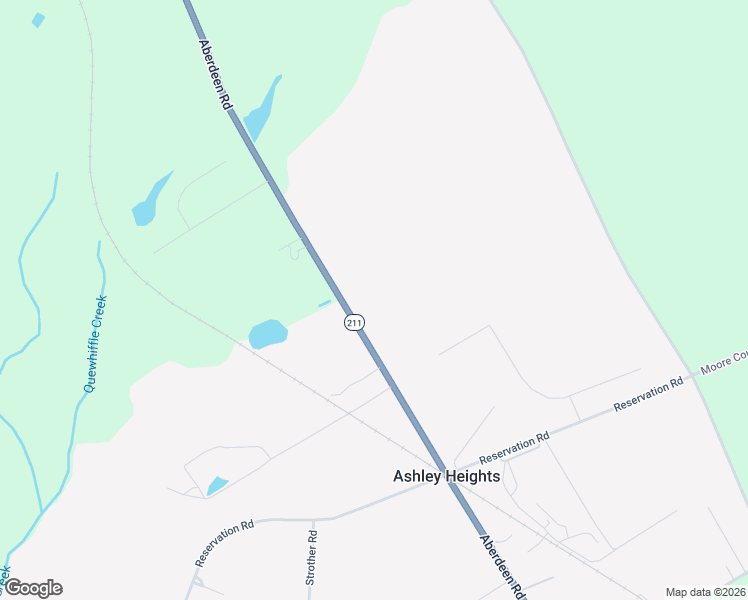 map of restaurants, bars, coffee shops, grocery stores, and more near 10832 Aberdeen Road in Aberdeen