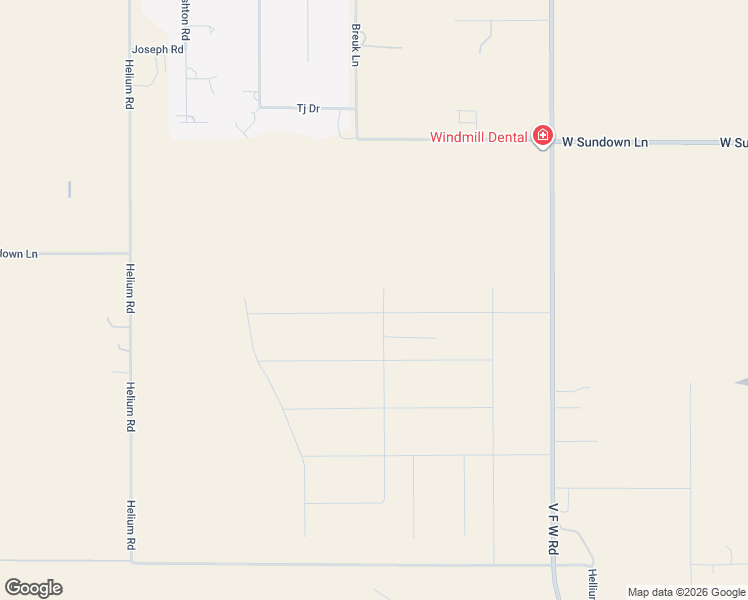 map of restaurants, bars, coffee shops, grocery stores, and more near West Sundown Lane in Amarillo