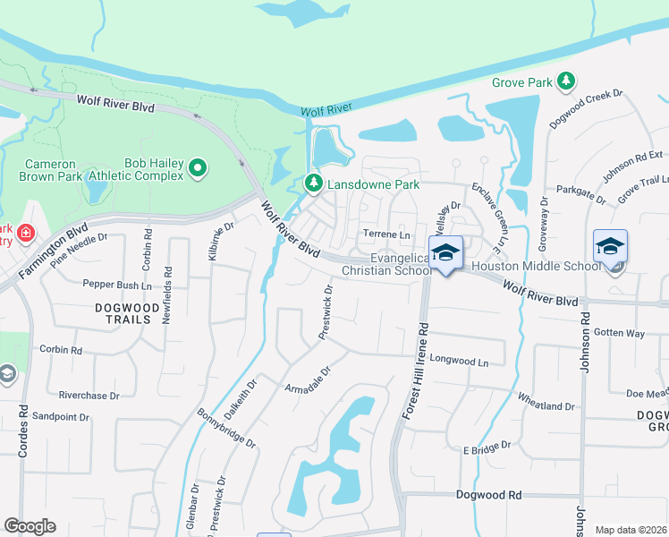 map of restaurants, bars, coffee shops, grocery stores, and more near 1923 Prestwick Drive in Germantown