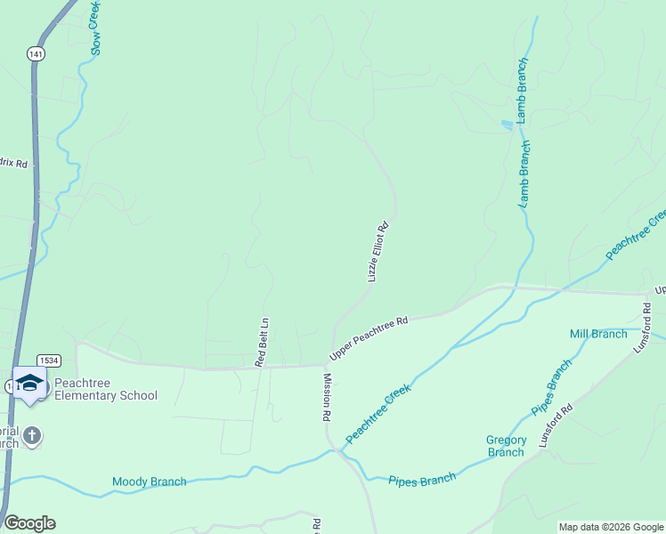 map of restaurants, bars, coffee shops, grocery stores, and more near 77 Lizzie Elliot Road in Murphy