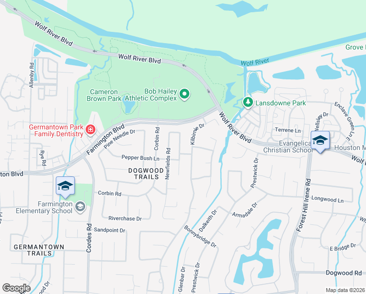 map of restaurants, bars, coffee shops, grocery stores, and more near 1910 Edwards Mill Rd in Germantown