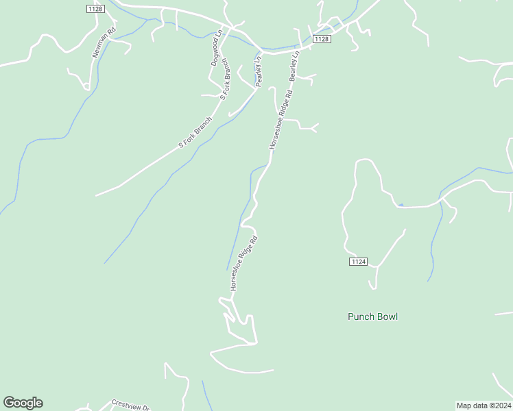 map of restaurants, bars, coffee shops, grocery stores, and more near Horseshoe Ridge Road in Franklin