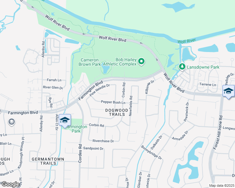 map of restaurants, bars, coffee shops, grocery stores, and more near 1904 Alder Branch Ln in Germantown