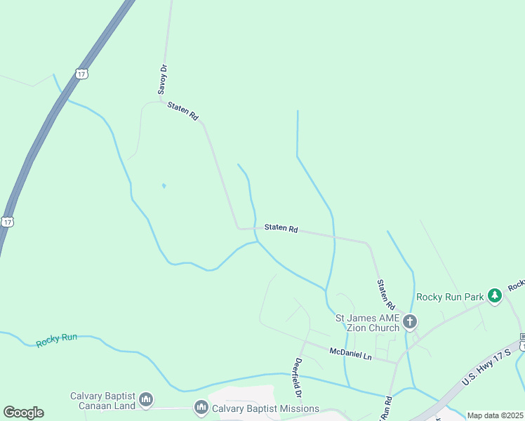 map of restaurants, bars, coffee shops, grocery stores, and more near 470 Staten Road in New Bern