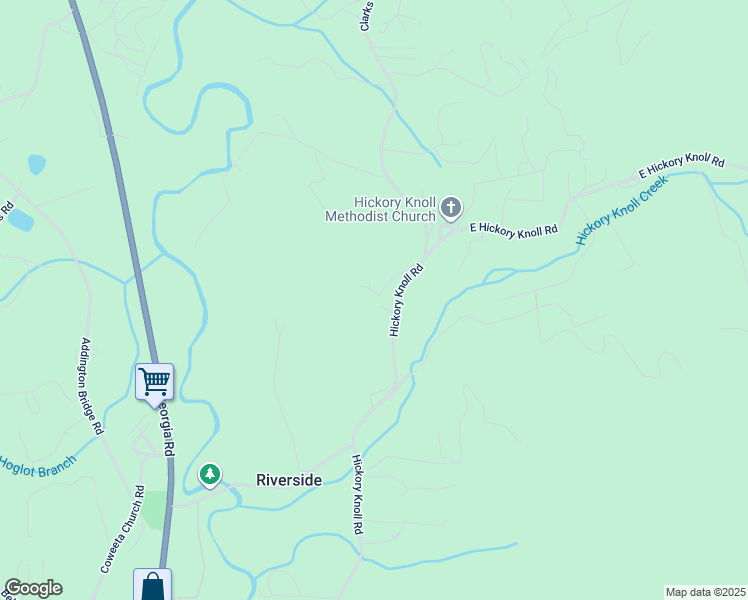 map of restaurants, bars, coffee shops, grocery stores, and more near Meadows Road in Macon County