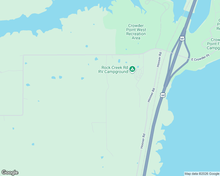 map of restaurants, bars, coffee shops, grocery stores, and more near Restful Road in McAlester