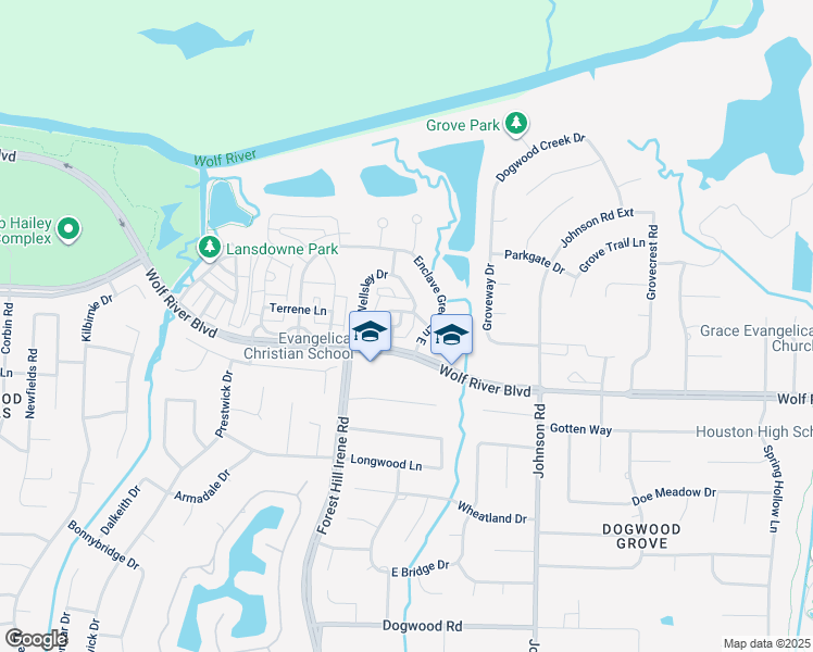 map of restaurants, bars, coffee shops, grocery stores, and more near 1894 Old Towne Lane in Germantown