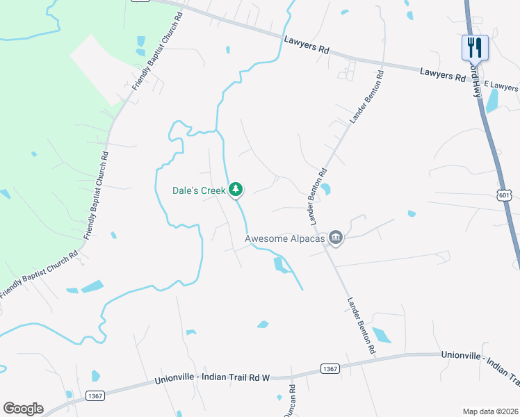 map of restaurants, bars, coffee shops, grocery stores, and more near 523 Victoria Place in Monroe