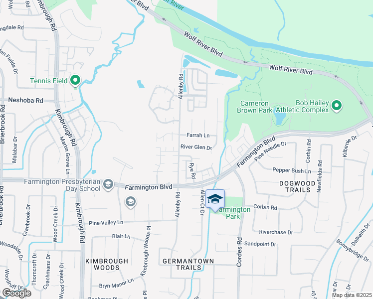 map of restaurants, bars, coffee shops, grocery stores, and more near 8451 Donegal Cove in Germantown