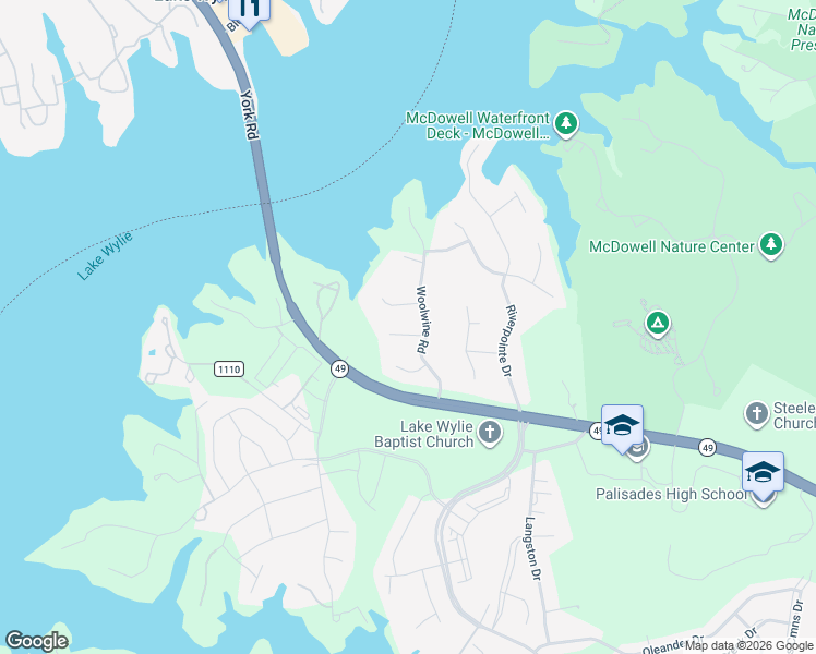 map of restaurants, bars, coffee shops, grocery stores, and more near 15810 Sparrowridge Court in Charlotte