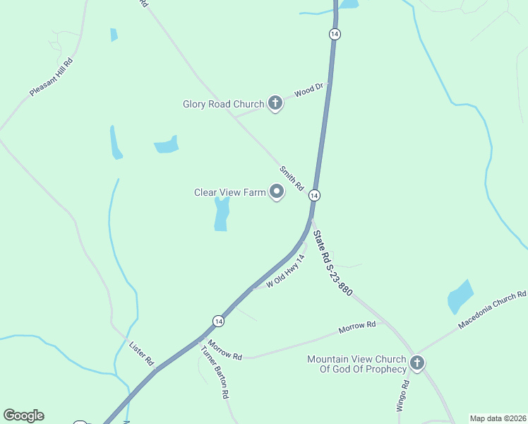 map of restaurants, bars, coffee shops, grocery stores, and more near 109 Smith Road in Landrum