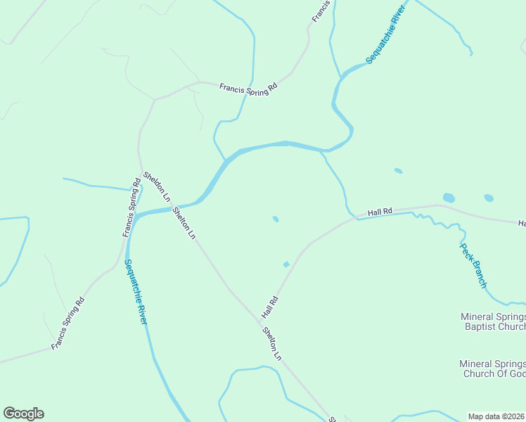 map of restaurants, bars, coffee shops, grocery stores, and more near 1115 Hall Road in Whitwell