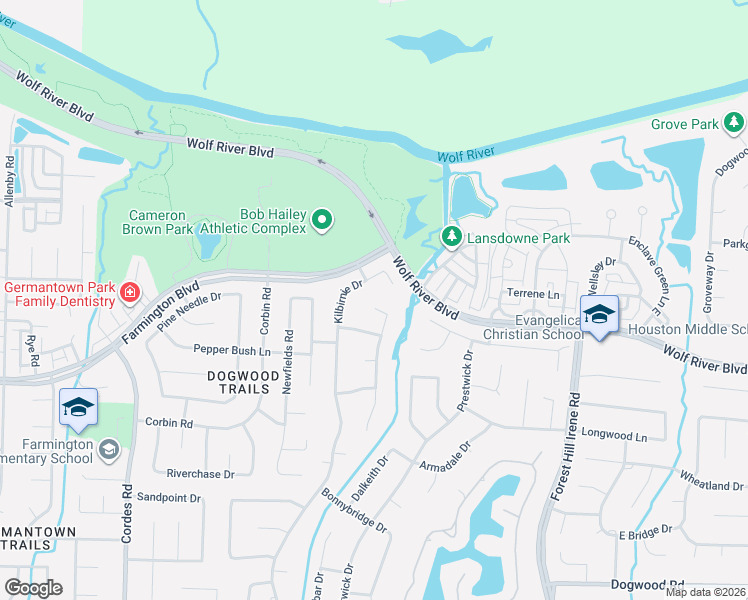 map of restaurants, bars, coffee shops, grocery stores, and more near 8901 Kilbirnie Cove in Germantown