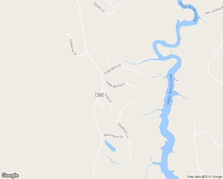 map of restaurants, bars, coffee shops, grocery stores, and more near 108 Creek Spring Drive in New Bern