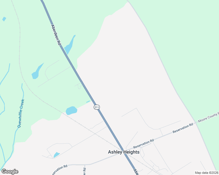 map of restaurants, bars, coffee shops, grocery stores, and more near 10832 Aberdeen Road in Aberdeen