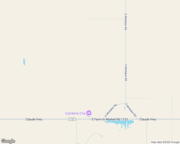 map of restaurants, bars, coffee shops, grocery stores, and more near South Whitaker Road in Amarillo