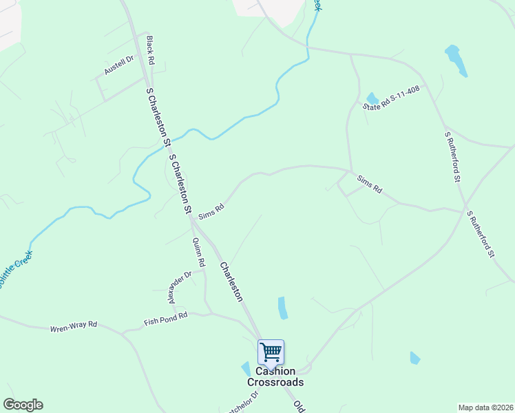 map of restaurants, bars, coffee shops, grocery stores, and more near 161 Bunny Trail in Blacksburg